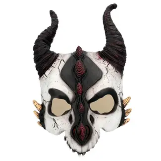 Boland Latex halfmasker Drakenschedel