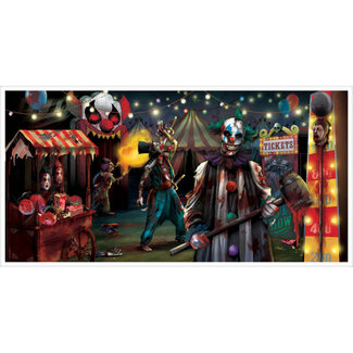 Amscan Foil Banner Creepy Carnevil - 165.1 x 85 cm