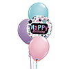 Qualatex Happy Birthday Cupcakes set