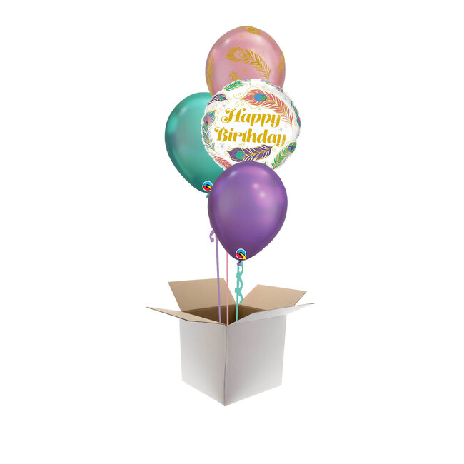 Happy Birthday Peacock Set