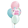 Qualatex Happy Birthday Flamingo Set