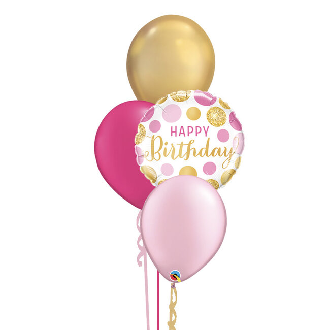 Pink & Gold Dots Set