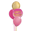 Qualatex Birthday Pink & Gold Set