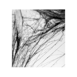PartyDeco Spinrag Zwart - 60g