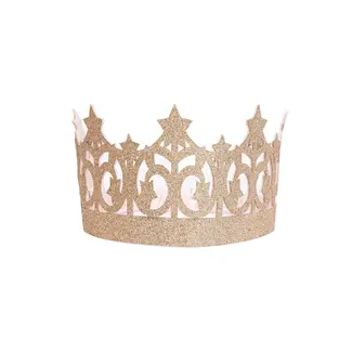 Great Pretenders Gouden Glitter Kroon