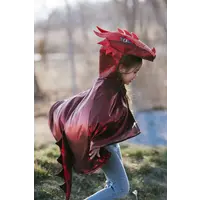 thumb-Ruby The Metallic Dragon Cape-1