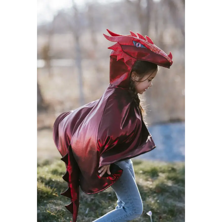 Ruby The Metallic Dragon Cape-1