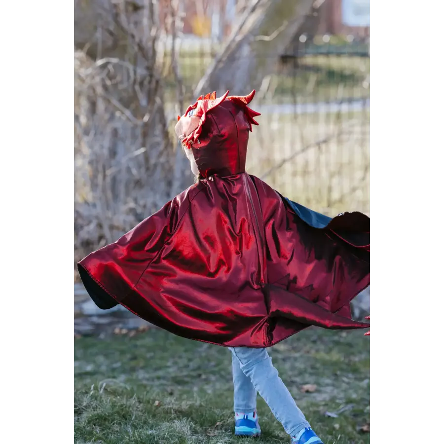 Ruby The Metallic Dragon Cape-6