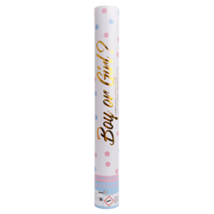 Confetti shooter Gender reveal roze