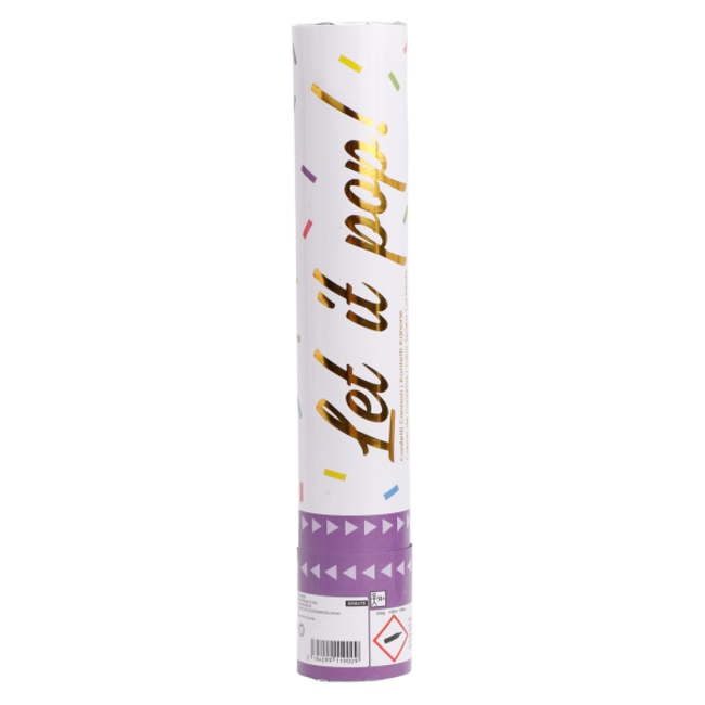 Confetti Shooter Gekleurd - 28 cm