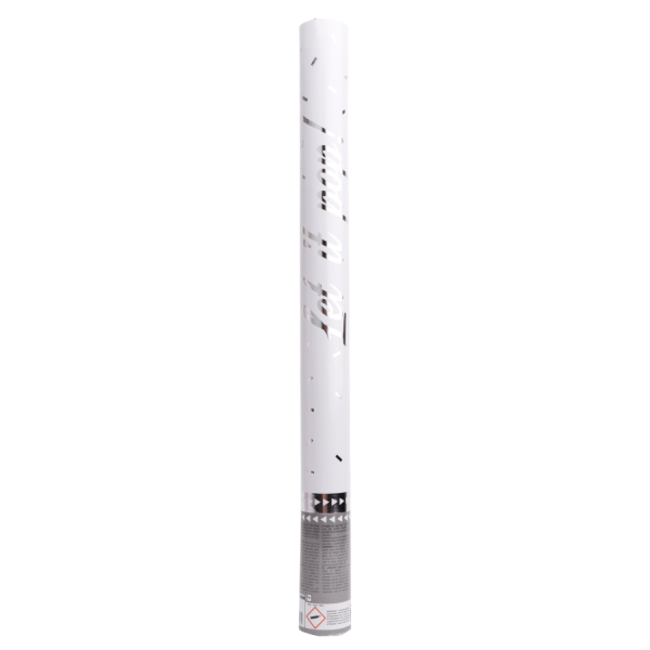 Confetti Shooter Zilver - 60 cm