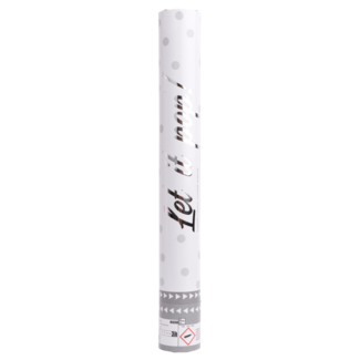 Amscan Confetti Shooter Wit - 40 cm