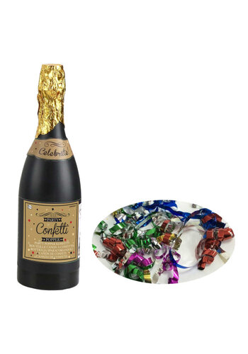 Confetti Shooter Champagnefles - 33 x 9 cm 