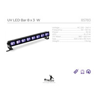 thumb-Uv Led Bar 8 X 3W-2