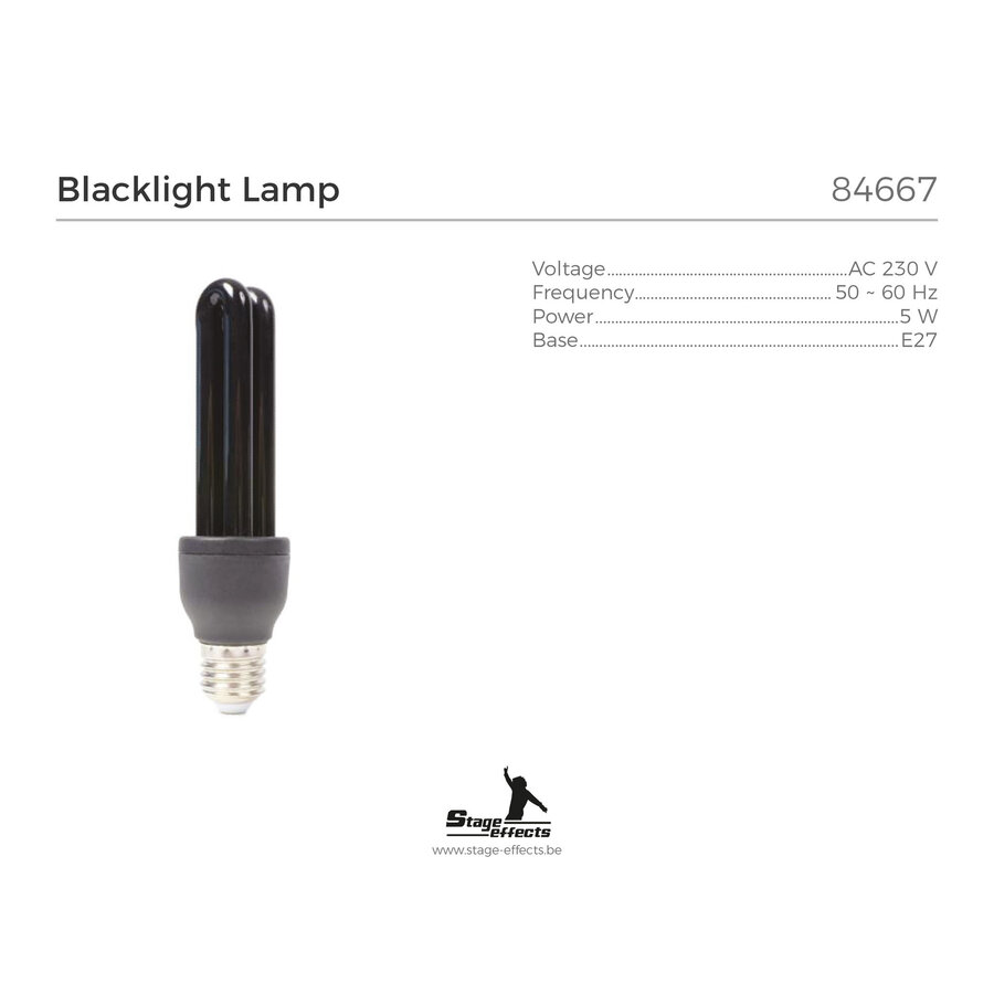 Blacklight Lamp E27-2