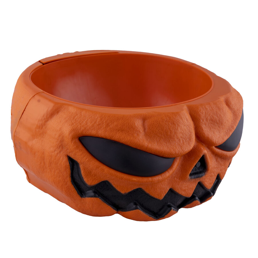 Halloween Candy Bowl With Skeleton Hand - 22x22cm-2