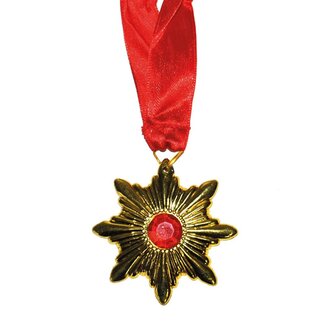 Espa Vampier Ketting Gouden Ster Robijn