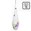 Boland Led-Spinnenweb met Schedel - 20 x 15 cm