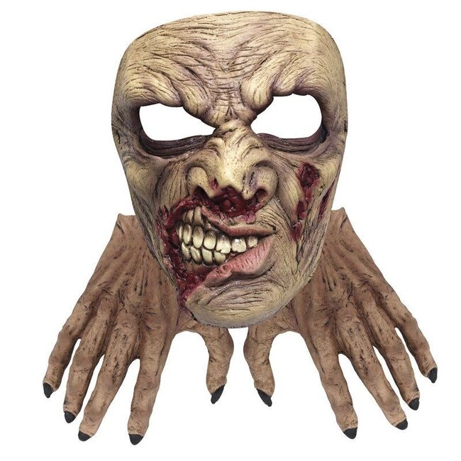 Latex Masker - Zombie with hands