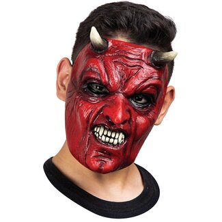 Partychimp Latex Masker Diable