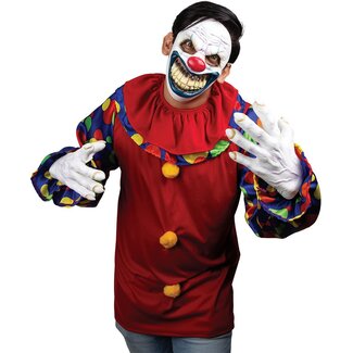 Ghoulish Latex Masker - Clown with hands