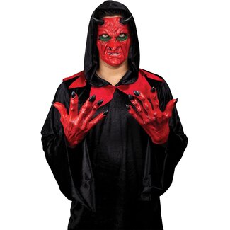 Ghoulish Latex Masker - Devil with hands
