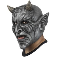 Latex Masker Black Demon