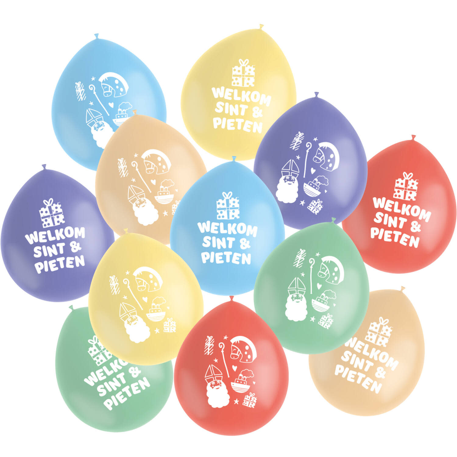 Helium ballonnen geboorte Baby Boy, 8 stuks, blauw Helium ballonnen geboorte Baby Boy, 8 stuks, blauw