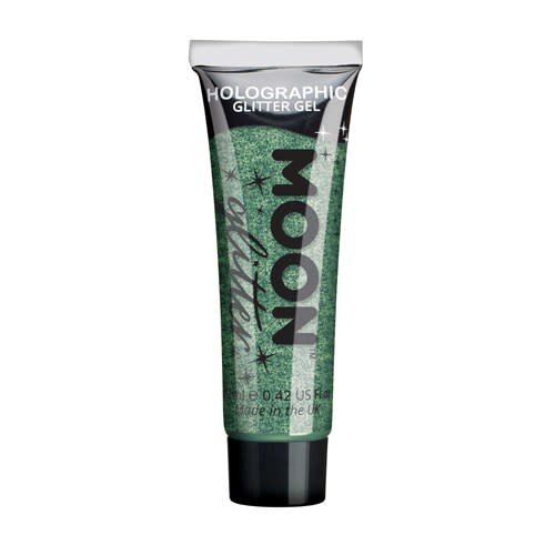 Holografisch fine Glitter gel Green - 12ml 