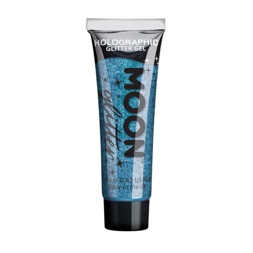 Holografisch fine Glitter gel Blue - 12ml 