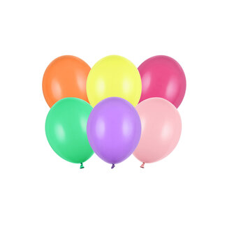 Strong Balloons 100 Ballonnen Pastel Mix - 12 cm