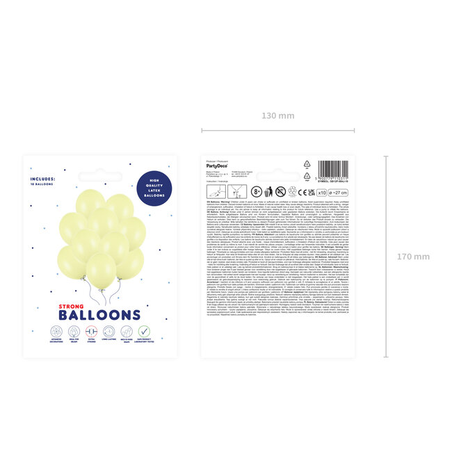Ballonnen Pastel Light Yellow