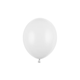Strong Balloons 10 Ballonnen Pastel Pure White - 27 cm