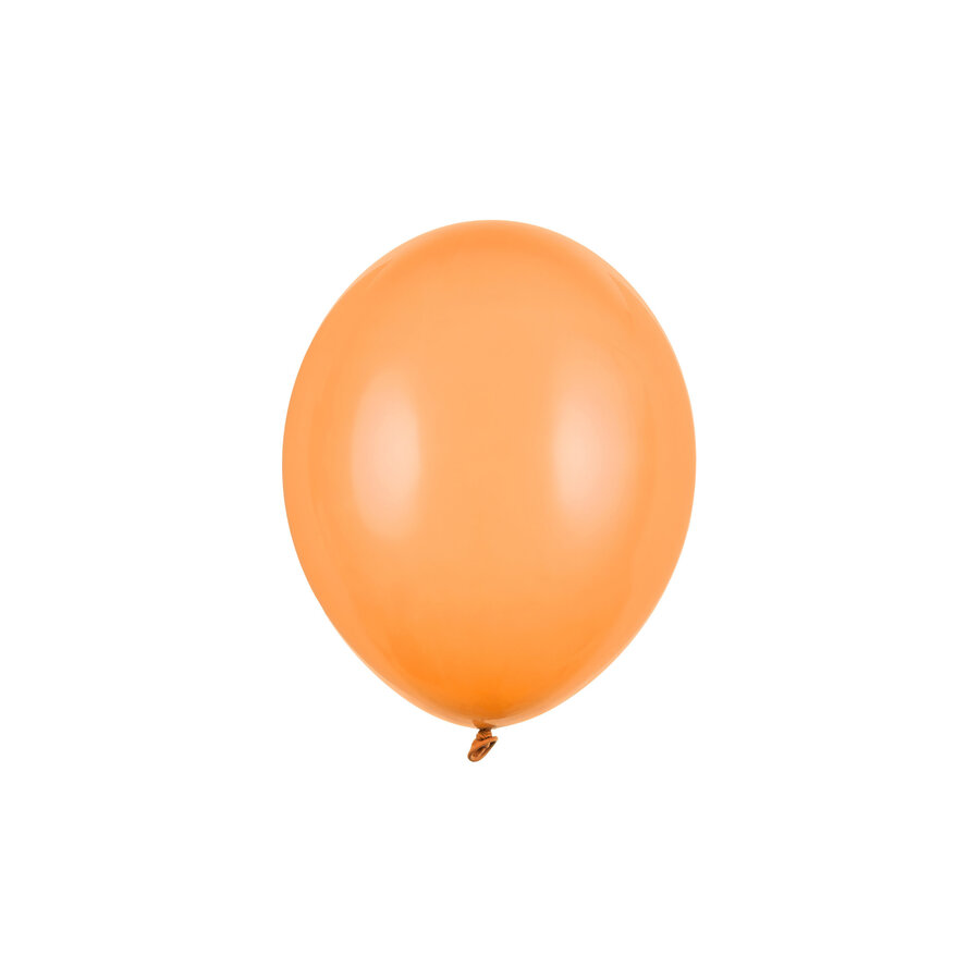 50 Ballonnen Pastel Bright Orange - 27 cm-1