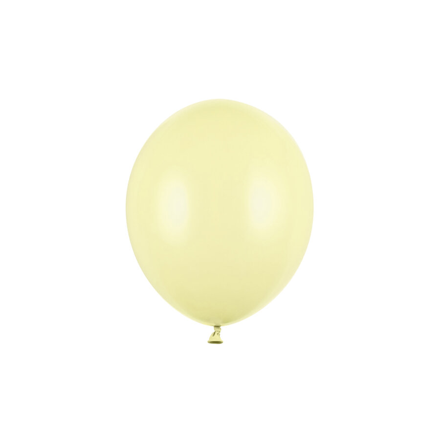 50 Ballonnen Pastel Light Yellow - 27 cm-1