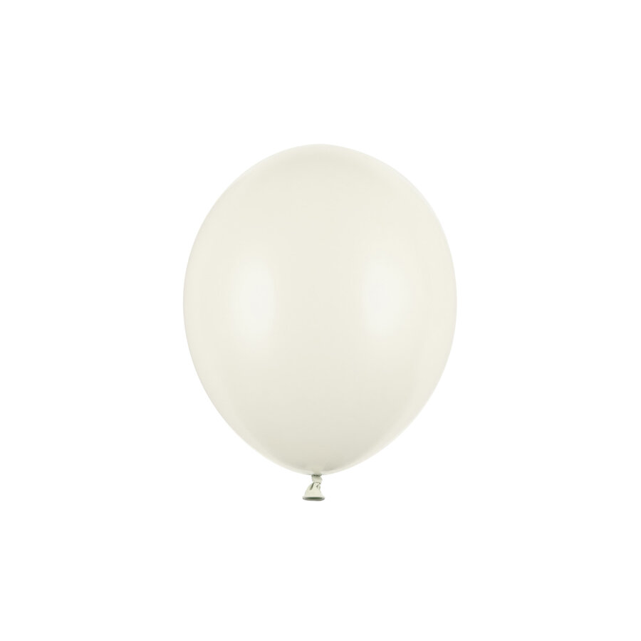 50 Ballonnen Pastel Light Cream - 27 cm-1