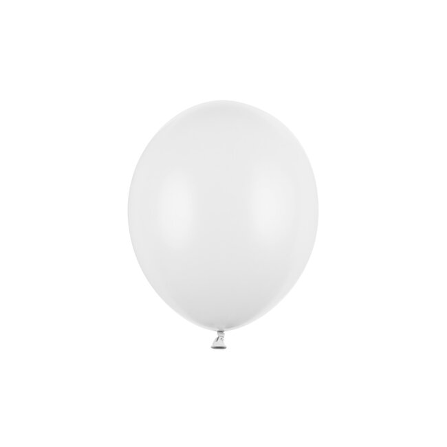 50 Ballonnen Pastel Pure White - 27 cm