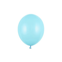 thumb-50 Ballonnen Pastel Light Blue - 27 cm-1