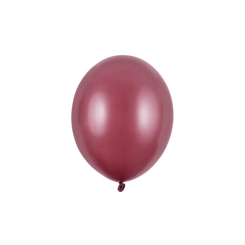 10 Ballonnen Metallic Maroon - 27 cm 
