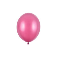 thumb-10 Ballonnen Metallic Hot Pink - 27 cm-1