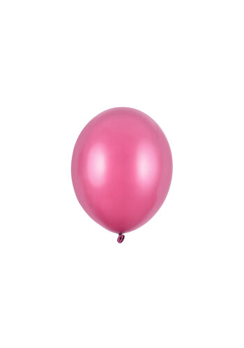 10 Ballonnen Metallic Hot Pink - 27 cm 