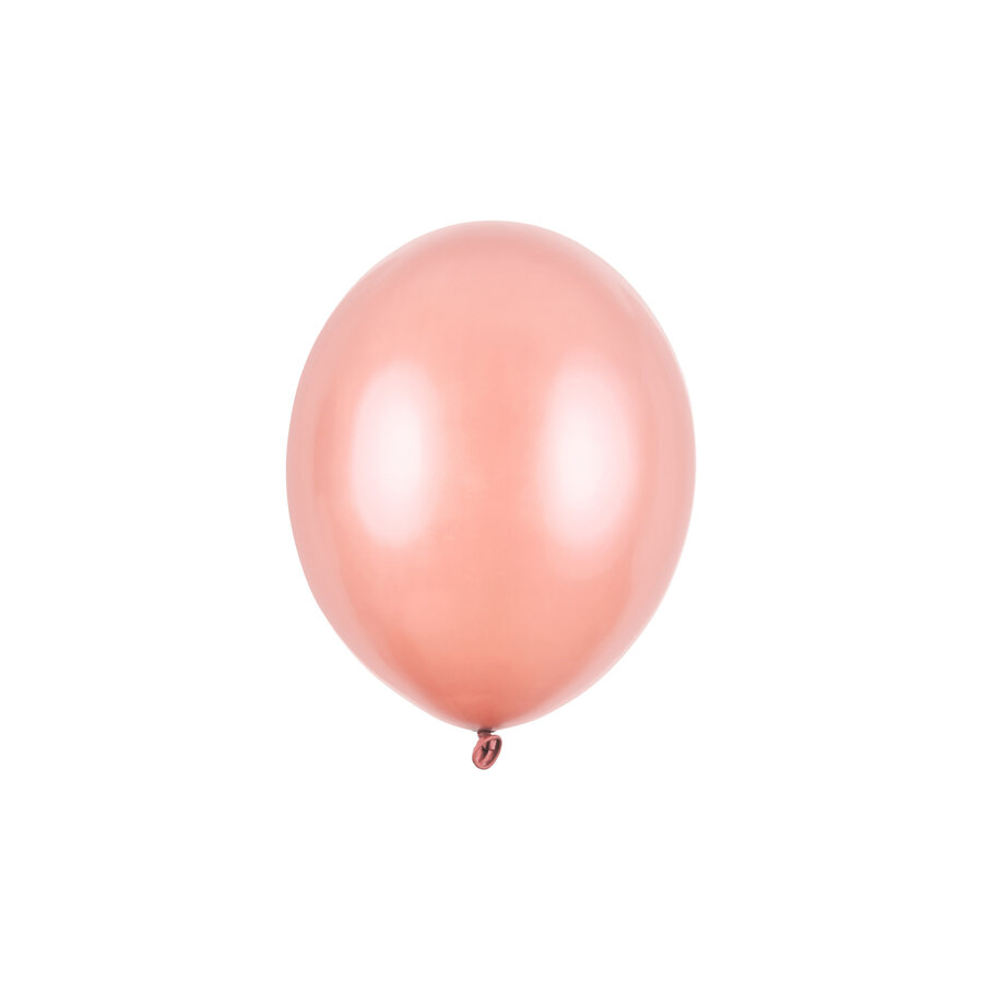 10 Ballonnen Metallic Rosé Gold - 27 cm-1