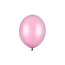 10 Ballonnen Metallic Licht Roze - 27 cm