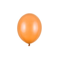 thumb-10 Ballonnen Metallic Mandarin Orange - 27 cm-1