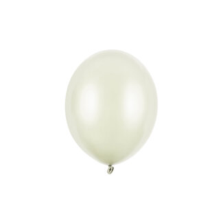 Strong Balloons 10 Ballonnen Metallic Light Cream - 27 cm