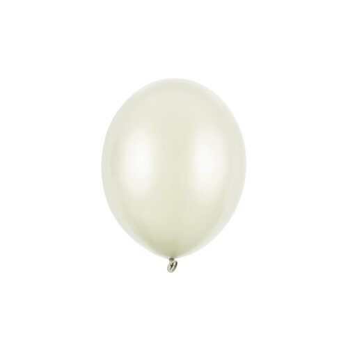 10 Ballonnen Metallic Light Cream - 27 cm 