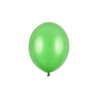 thumb-10 Ballonnen Metallic Bright Green - 27 cm-1