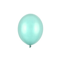 thumb-10 Ballonnen Metallic Mint Green - 27 cm-1