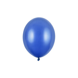 Strong Balloons 10 Ballonnen Metallic Blue - 27 cm