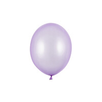 thumb-10 Ballonnen Metallic Lila - 27 cm-1